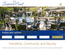 Tablet Screenshot of baywoodcourt.org